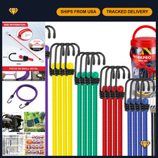 WORKPRO Bungee Cords with Hooks, Heavy Duty Outdoor Bungee Strap, 22-Piece picture