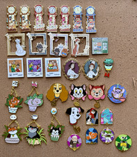 Disney Box Lunch Pin Lot of 34 Set - Enamel Pins Assorted Designs picture