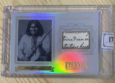 CHIEF GERONIMO 2024 Eternal Refractor Card #/d 25/50 Memorabilia Document Patch picture