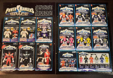 1997 POWER RANGERS IN SPACE Action Figures ~ 2x Magazine Preview Pages/PRINT AD picture