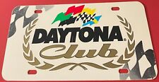 Daytona Florida Speedway Club Booster License Plate Nascar PLASTIC picture