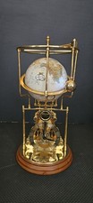 WORKING VTG Franklin Mint Smithsonian Institute The Cosmochronotrope Globe Clock picture