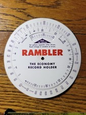 1962 Rambler Miles per Gallon Calculator American Classic Ambassador AMC picture