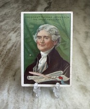 1911 Royal Bengals Cigars Thomas Jefferson Men of History 2nd Series Card picture