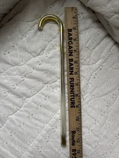 RARE Xlarge 12” 1940’s Mercury Glass Kentlee Christmas Candy Cane Ornament picture