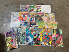 Vintage Comic Book Lot of 21 Marvel & DC Comics 1980s 1990s picture