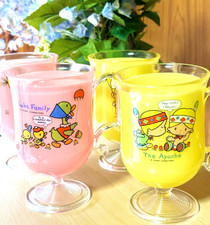 Set of 4 Vintage Mug Koala Duck Pink Yellow Rare Animal Ceramic Japan Drinkware picture