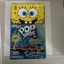 Kellogg's Pop Tarts 2004 Vintage Wild Bubble-berry Sponge Bob Collectible picture