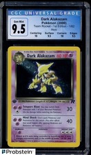 2000 Pokemon Dark Alakazam Holo 1st Edition #1/82 Team Rocket CGC 9.5 GEM MINT picture