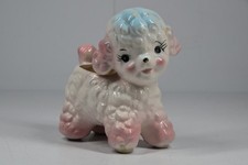Vintage Lamb Planter Samson Import 1961 MCM Relpo Japan Farm Sheep Nursery picture