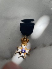 SWEDEN,FILLAND ORDERS OF THE NORTH STAR & WHITE ROSE,KNIGHT BADGES. picture