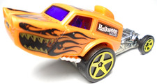 2016 HOT WHEELS POPPA WHEELIE HALLOWEEN ORANGE 1:64 DIECAST 2 3/4