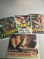 TITANIC MOVIE POSTERS - TITANIC 1953, TITANIC 1953 ALT, ANTR1958, TITANIC 1997  picture