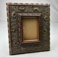 VTG Gold Gilded Wooden Picture Frame Victorian Rococo Revival Style 5