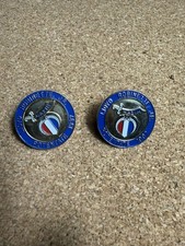 Vintage 1987 Kazim Shriners Masonic Pins Lot of 2 Lloyd Robinette Jr Potentate picture