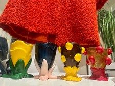 Gaetano Pesce Fish Design Resin Vase (mini 4 Pack) picture