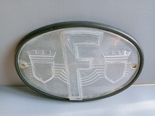 French Automobile Vintage Car Radiator Grille Badge Emblem Region Flag Quillery picture