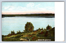 Vintage Postcard Highland Lake Harrison Maine picture