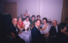 1968 Slide Office Christmas Party Dinner Men Women Coors Beer Display Coke picture