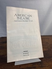 1954 Blackstone Magician Program American Theatre St Louis Vintage Magic picture