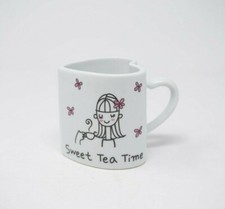 Sweet Tea Time Heart Tea Cup Mug – LOVE Balloons & Pink Flowers picture