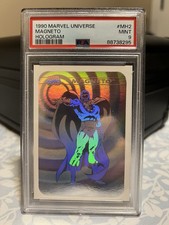 1990 Impel Marvel Universe Magneto Hologram #MH2, PSA 9 Mint picture