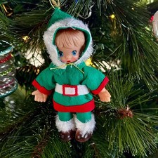 1960s Japanese Pixie Elf Christmas Ornament picture