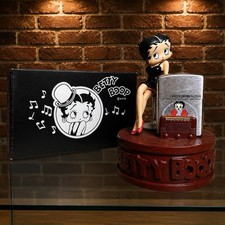 Betty Boop 1997 ZIPPO Lighter Limited Ed. 545/1000 Music Box  & Lighter Vintage picture