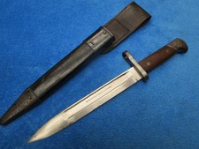 ANTIQUE ORIGINAL US M1895 LEE NAVY REMINGTON BAYONET AND SCABBARD EXCELLENT picture