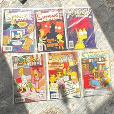 Bongo Simpsons Comics - Lot of 6, Issues #64, #71, #77, #79, #80, #158, Direct picture