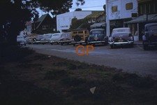 XX113-Old 35mm Slide Photo- Carmel California Street Scene -Red Kodachrome 1948 picture