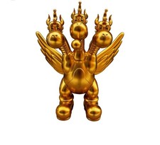 Bottleneck YOSHIMERA Gold LE 100 Resin Statue Figure BNG Mark Pendley picture