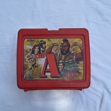The A-Team 1983 Plastic Thermos Lunch Box picture
