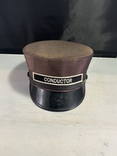 Vintage Train Conductor’s  Captain Hat Kant Krack picture