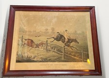 Framed Steeplechase Horse Print After James Pollard, Mr. Cooper and the Pony picture