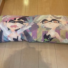 Splatoon Long Cushion Pillow Body Green San-Art Japan Import 32x90cm USED picture