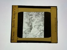 Antique Magic Lantern Slide “Devil’s Bridge” by John Cotman picture