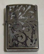 Zippo Lighter – Ornate Scroll Engraved Case – November 2020 (K 20) – Unfired  picture