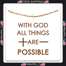Christian Cross Bracelet for Women Religious Confirmation Gift Sterling Silver picture