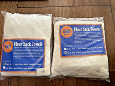 2 Vintage Gold Medal Flour Sack Towel Packs NOS Lot of 8 and Lot of 4 picture