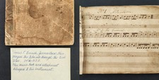 1860s antique CIVIL WAR BATTLE handwritten MUSIC owned DAN EMRICK germantown oh picture