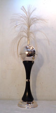 Vintage Mid Century Modern Rotating 3 Tier Fiber Optic Lamp Retro 1070's Taiwan picture