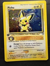 Pokémon TCG Pichu Neo Genesis 12/111 Holo 1st Edition Holo Rare picture