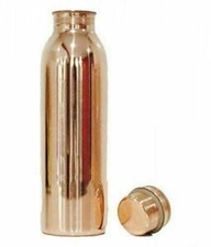 Ayurveda Health Yoga Thermos 100% Pure Copper Water Bottle Health Benefit 1000ml picture