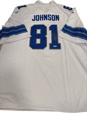 Calvin Johnson NFL Hand Signed Autographed Jersey Beckett authentication picture