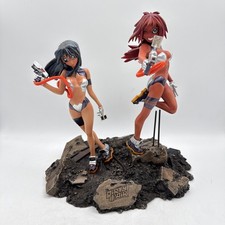 The Dirty Pair Painted Poly Resin Statue. Adam Warren Big Cheif Studios picture