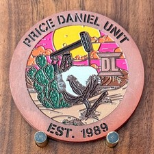 Price Daniel Unit Texas Criminal Justice Challenge Coin  W#24 picture