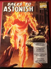 Sales To Astonish 1993 Dealer Catalog Alex Ross Cover First Marvels Rare Marvel  picture
