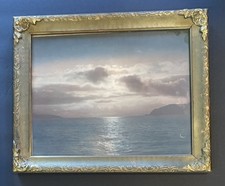 Vintage Golden Gate Pre Bridge San Francisco Panoramic Photo Framed Tinted picture