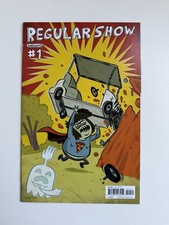 REGULAR SHOW #1 F FN+ Action Comics 1 Homage Variant Cover 2013 KaBoom Chuck BB picture
